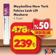 MAYBELLİNE NEW YORK FALSİES LASH LİFT SİYAH MASKARA